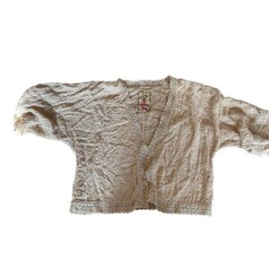 Johnny Was Cream Blouse